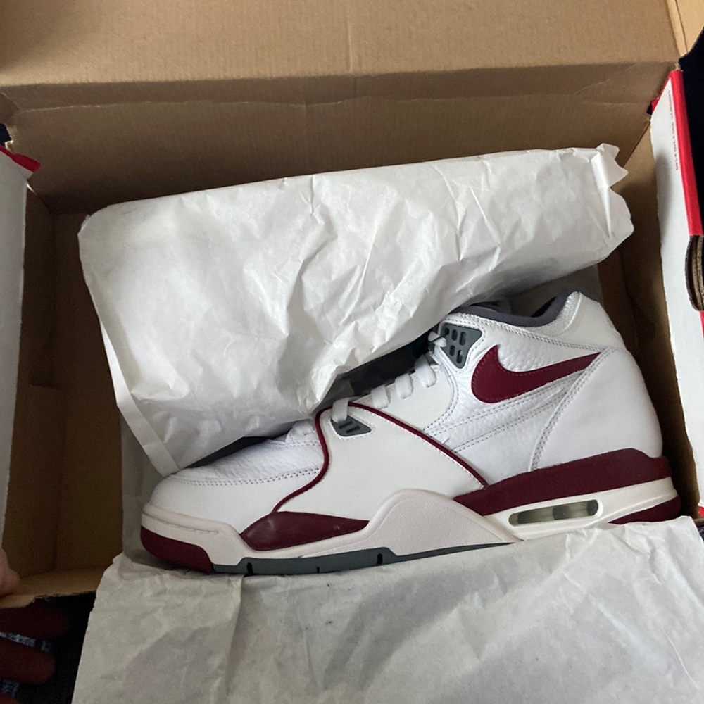 Nike Air flight 89 White Team Red
